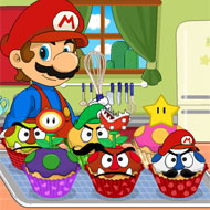 Mario Mushroom Cupcake