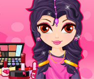 Woman Applying Make Up
